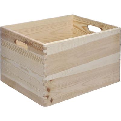 Stapelbox Holz Gr. l 30 x 40 x 23 cm Holzkiste Holzbox Kiste Box