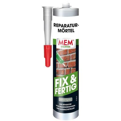 Reparatur Mörtel Fix und Fertig Zementgrau 300ml - MEM