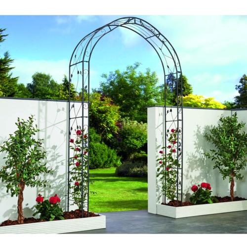 Garden Pleasure Rosenbogen Mira anthrazit 38 x 145 x 260 cm