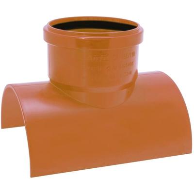 Klebeabzweig 90Grad pvc-u DN160/110, für Bohrung 106 mm, 165110KA - Airfit