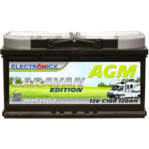 Caravan Edition Batterie agm 120 ah 12V Wohnmobil Boot Versorgung – Electronicx