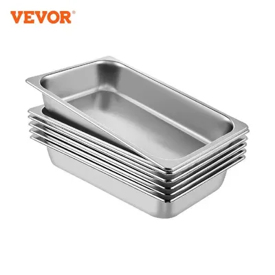 VEVOR-Récipient alimentaire en acier inoxydable Gastro Orm plats à frire Board casseroles de table