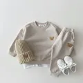 Ensemble de vêtements d'automne pour bébé fille et garçon 2 pièces sweat-shirt de sport pour