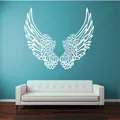 Autocollant mural en vinyle pour enfants grandes ailes ange dieu oiseau panoramique décoration