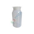 50 Pz.) Bottiglia in pe graduata, cilindrica collo largo, 250 ml - Neutro