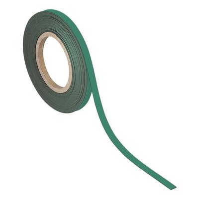 MAUL Kennzeichnungsband magnetisch, 10 m x 10 mm, 2er-Pack grün, 1 cm