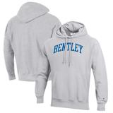 Men's Champion Heathered Gray Bentley Falcons Reverse Weave Fleece Pullover Hoodie