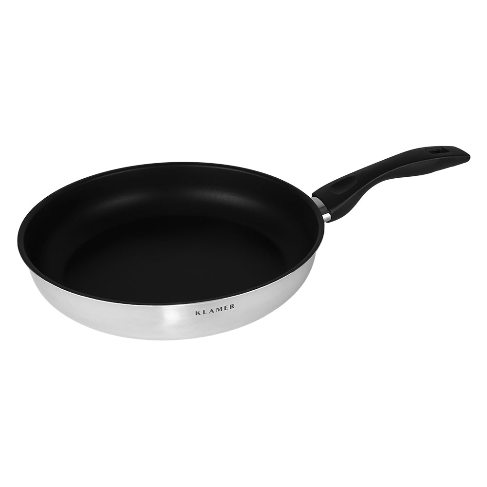 KLAMER Bratpfanne 28cm, antihaftbeschichtete Induktions-Pfanne, Premium Beschichtung, hochwertige Profi-Universalpfanne Image
