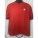 Adidas Shirts | Adidas Go-To Mens Red White Tag Tee T-Shirt Large 100% Cotton | Color: Red | Size: L