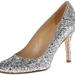 Kate Spade Shoes | Kate Spade Euc Karolina Glitter Pumps Sz 7.5 | Color: Gray/Silver | Size: 7.5
