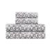 Aziza Jessica Simpson 4 Piece 100% Cotton Towel Set in Gray | 28 W in | Wayfair JST016749