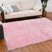 Pink 60 x 2.5 in Area Rug - Everly Quinn Divion Handmade Shag Faux Sheepskin Area Rug/Faux Fur | 60 W x 2.5 D in | Wayfair