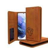 Los Angeles Rams Personalized Burn Design Galaxy Folio Case