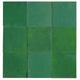 Zellige Vert d'Eau 10x10 cm - 100 pcs - Vert