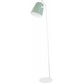 Lampadaire 1xE27 Blanc et Vert