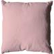 Coussin déhoussable 60 x 60 cm lola 100% coton coloris vieux rose