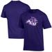 Men's Champion Purple Abilene Christian University Wildcats Primary Jersey T-Shirt