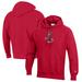 Men's Champion Red NC State Wolfpack Reverse Weave Fleece Pullover Hoodie