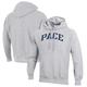 Men's Champion Heathered Gray Pace University Setters Reverse Weave Fleece Pullover Hoodie