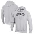 Men's Champion Heathered Gray Oregon State Beavers Reverse Weave Fleece Pullover Hoodie