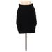 BCBGMAXAZRIA Casual Skirt: Black Solid Bottoms - Women's Size Small