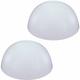 Lampe solaire hémisphère boule lumineuse solaire extérieur décoration jardin hémisphère, blanc,