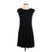 Old Navy Casual Dress - A-Line: Black Print Dresses - Women's Size Small