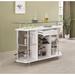 Ivy Bronx Diehl Bar w/ Wine Storage Wood/Metal in White | 42.5 H x 23.5 D in | Wayfair 528E3088818A417092CDF3ED17473C27