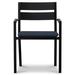 Joss & Main Vivant Aluminum Outdoor Dining Armchair w/ Cushion in Black | 32.75 H x 22.5 W x 22 D in | Wayfair B0FBEBEE7F1F46FAA0D90C7CDBB369BF