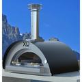 XO Appliance Stainless Steel Built-In Wood-Fired Pizza Oven Steel in Black | 43.25 H x 39.375 W x 34.25 D in | Wayfair XOPIZZA4CA