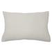 Everly Quinn Fetherston Textured Farmhouse Handmade Linen Pillow Cover & Insert /Down/Feather/Linen in White | 16 H x 24 W x 2.5 D in | Wayfair