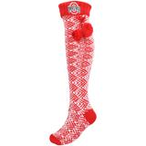 Women's ZooZatz Ohio State Buckeyes Geometric Thigh High Socks