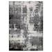 "Leick Home 596395 Allerick Vintage Monochromatic Abstract Gray Living Room Bedroom Dining Room Area Rug Rectangle 6'7"" x 9'6"" - Leick Furniture 596395"