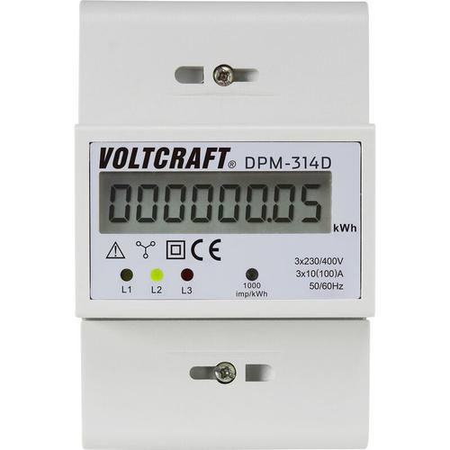 DPM-314D Drehstromzähler digital 100 a MID-konform: Nein 1 St. - Voltcraft
