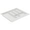 Besteckeinsatz Besteckkasten Schubladenkasten Universal Schubladen-Organizer Weiß 540mm