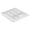 Besteckeinsatz Besteckkasten Schubladenkasten Universal Schubladen-Organizer Weiß 440mm