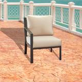Patio Festival Outdoor X-Back Collection Right Arm Patio Chair