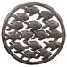 Rosecliff Heights Kiril School Of Fish, Steel | 17.5 H x 17.5 W x 0.5 D in | Wayfair 4DA83F34B42841539328EBCCA95AA35F