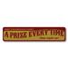 Lizton Sign Shop, Inc Boardwalk Attraction Custom Aluminum Sign Metal in Brown/Gray/Red | 4 H x 18 W x 0.04 D in | Wayfair 1354-A418