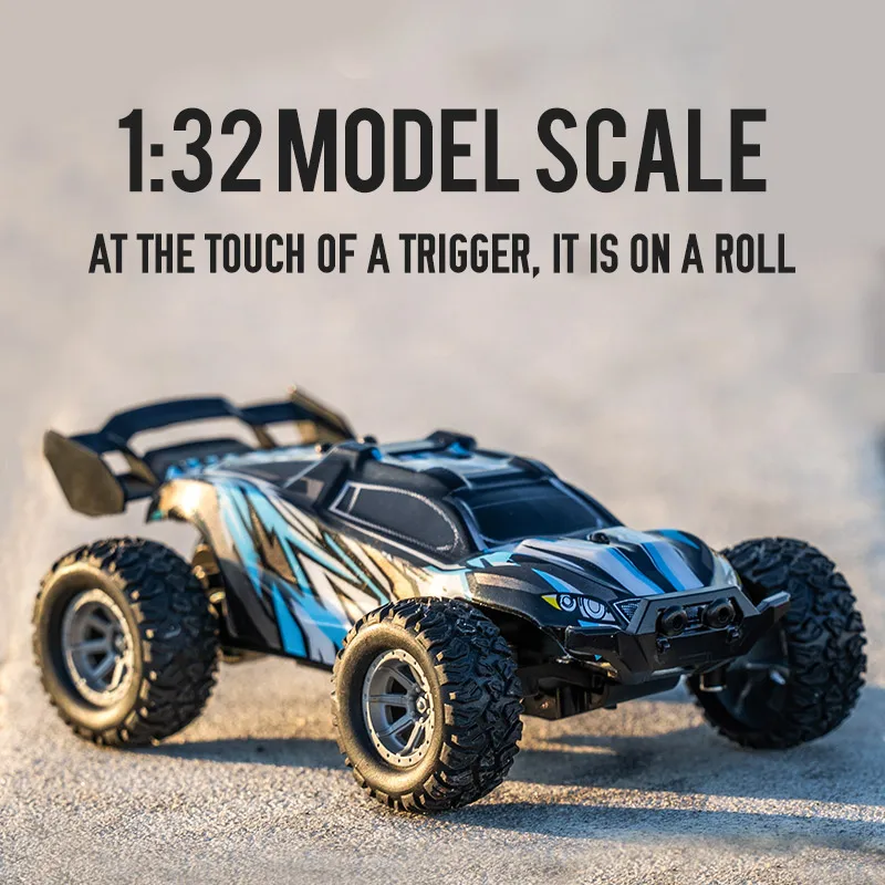 Mini voiture de course à dérive à grande vitesse A RC, voitures télécommandées tout-terrain, jouets pour garçons, lumière Led luminescente radiocommandée, 1/32 m, 9115