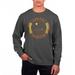 Men's Uscape Apparel Black Tennessee Volunteers Pigment Dyed Fleece Crew Neck Sweatshirt