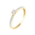 Bague Solitaire Hemera Or Jaune Diamant