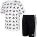 Adidas Matching Sets | Adidas 12m Baby Boys Brand Love T-Shirt And Shorts Set, 2 Piece | Color: Black/White | Size: 12mb