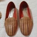 Coach Shoes | Coach Flats "Cathaleen" Slip On Shoes | Color: Orange/Tan | Size: 6.5