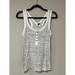 Free People Tops | Free People S Gray/White Tank Top | Color: Gray/White | Size: S