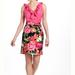 Anthropologie Dresses | * Anthropologie Tabitha Pink Floral Dress Size 4 | Color: Black/Pink | Size: 4