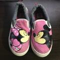 Disney Shoes | Disney Mickey & Minnie Mouse Slip On Sneaker Shoe Girls Size 12 - 224028 | Color: Pink/White | Size: 12g