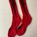 Under Armour Underwear & Socks | 3/$30 Under Armour Ua Red Black Basketball Athletic Gym Socks L | Color: Black/Red | Size: L