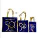 Disney Bags | 2 Left Wdw 50th Celebration Set 3 Reusable Totes-Large,Med & Small + Gift Card | Color: Blue/Gold | Size: Os