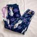 Disney Intimates & Sleepwear | Disney’s Frozen Sleepware Pajama Bottoms Size M | Color: Blue/Black | Size: M